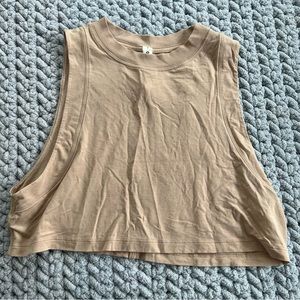 SOLD: Lululemon All Yours Cropped Muscle Tank